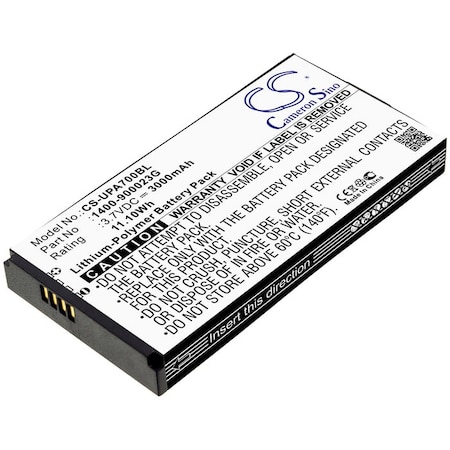 Bsc Preferred Wasp DR3 2D DR4 2D Barcode Replacement Battery CS-UPA700BL.2